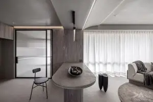 False Ceiling box up to conceal beam