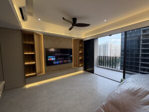 Altura Condo Living Area False Ceiling with Coveless Covelight