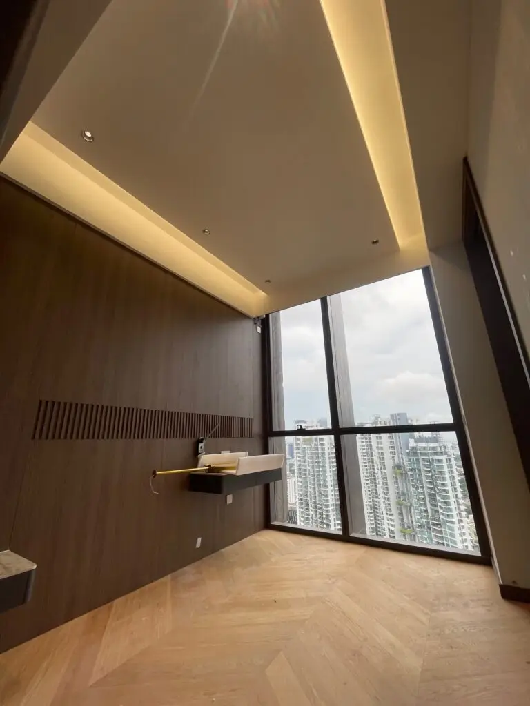 Home 11 A false ceiling design done by Paramount construction in a bedroom